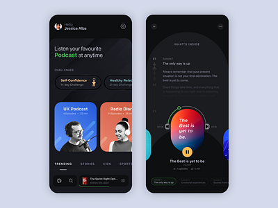 Podcast App Design