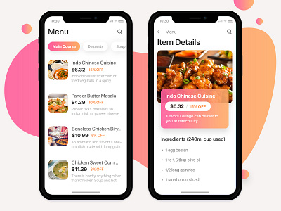Fast Food App app branding cook delivery fast food food food ordering app iphone restaurant restaurant app ui design