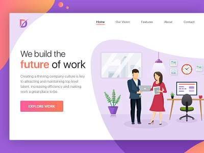 Corporate Landing Page