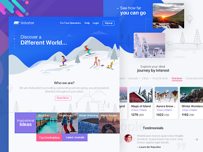 Travel Landing Page