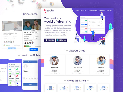 Education Landing Page