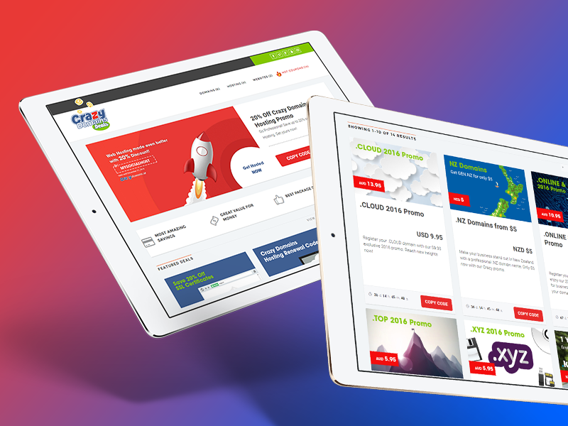 Latest Crazy Domains Promo Codes, Deals and Hot Offers by Cherry