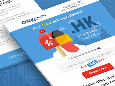 Crazy Domains: Go Live with .HK - and Get FREE Email