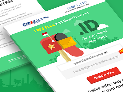 Crazy Domains: Establish Your Unique Space with FREE .ID Email crazy domains domains indonesia