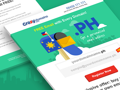 Crazy Domains: Welcome Sunnier Times with FREE .PH Email crazy domains domains philippines