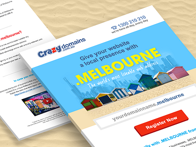 Crazy Domains: Go Local with .MELBOURNE