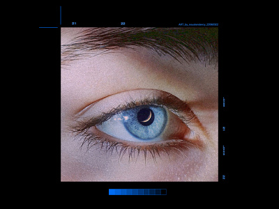 azure eyelid