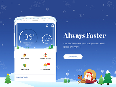 Christmas theme christmas colour design illustration merry christmas sketch theme ui