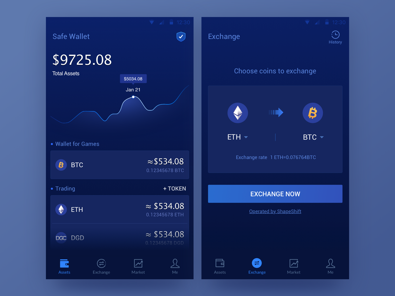 Safe Wallet ui redesign by Jiao Diqin on Dribbble