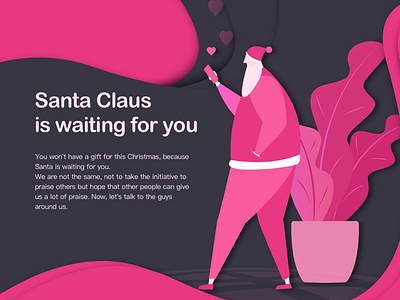 Santa Claus  is waiting for you