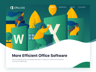 A web redesign illustration
