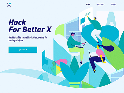 Hack For Better X illustration