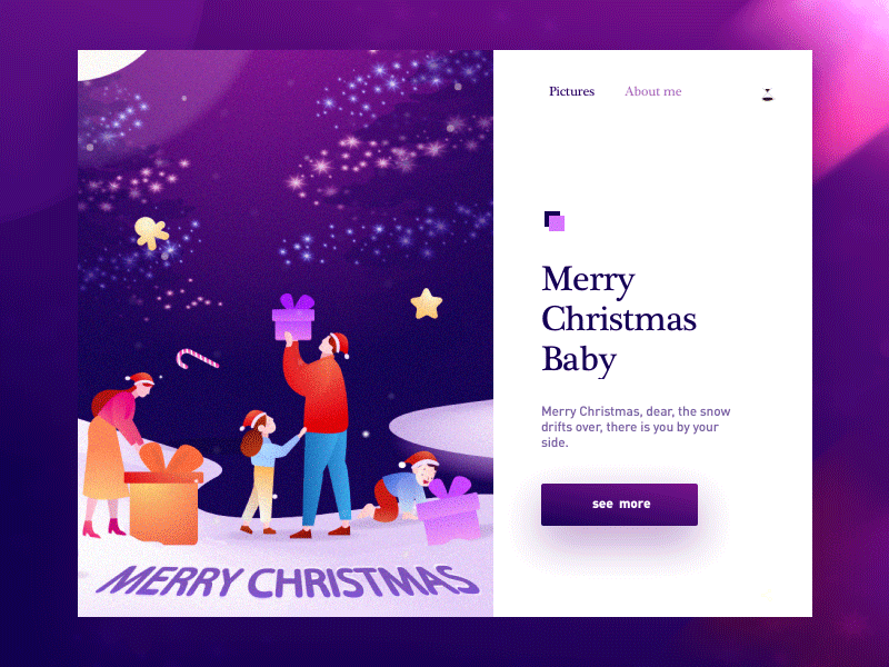 Merry Xmas colors graphic homepage illustration illustrations poster vector