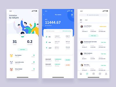 Conceptual design of token app