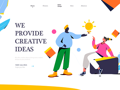 We provide creative ideas