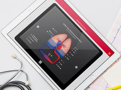 iPad app for surgeons brand branding design medical mobile pharma ui ux