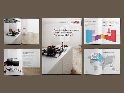 Bosch Brochure - designed by B&F artwork bochfernsh bosch brochure clean creative creativeagency creativestudio graphicdesign minimalistic mumbai typography