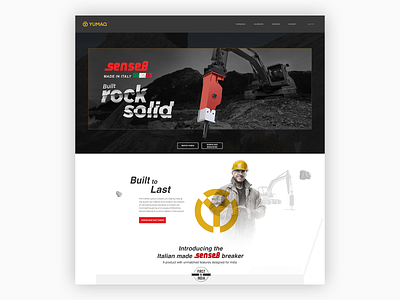 Home page design concept