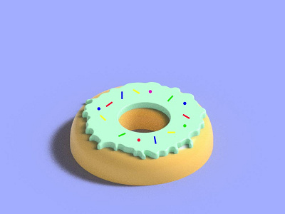 3D Donut 3d design graphic design illustration logo vector