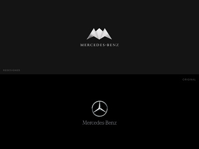 Mercedes-Benz Logo Re-design automobile branding car logo concept logo mercedes mercedes benz sports car