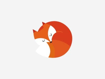 Fox animal fox illustration orange