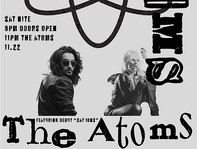 The Atoms Poster adobe design film festival illustration poster