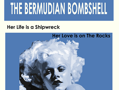 The BERMUDIAN BOMBSHELL Poster adobe film illustration poster spyfi