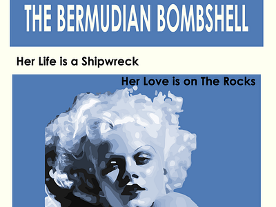 The BERMUDIAN BOMBSHELL Poster adobe film illustration poster spyfi