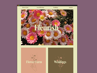 Fleurish Website Header