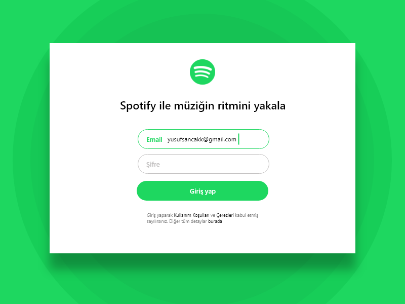 spotify login with facebook