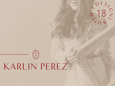 Karlin Perez Branding badge branding logo personal branding typography