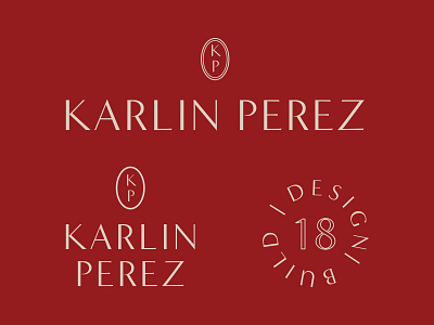 Karlin Perez Logo and Mark branding logo personal branding personal mark typography