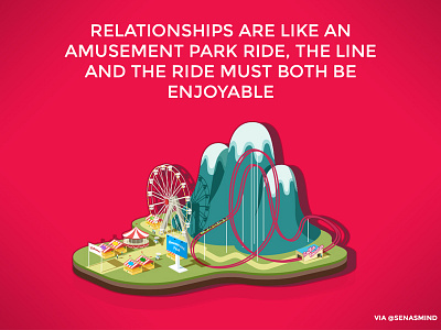Relationships are like... amusement park relationship