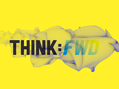 Think:FWD 2d 3d background black design forwardobsessed thinkforward yellow