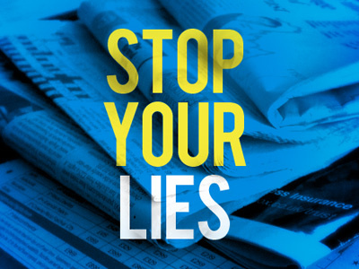 Stop your lies lies media