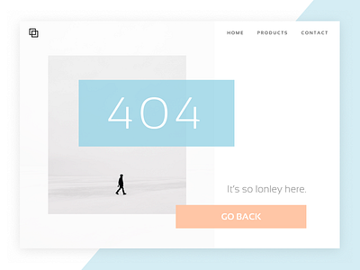 404 error page 404 broken link daily ui error lonley minimal pastel