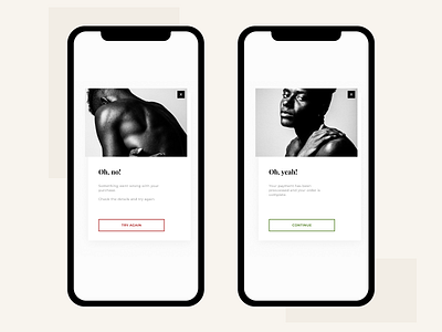 Flash message daily ui error fashion flash grid iphone x minimal success