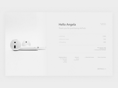 Email Reciept daily ui email receipt minimal receipt ui ux