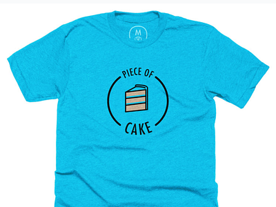 Piece of Cake cake illustrator t shirt