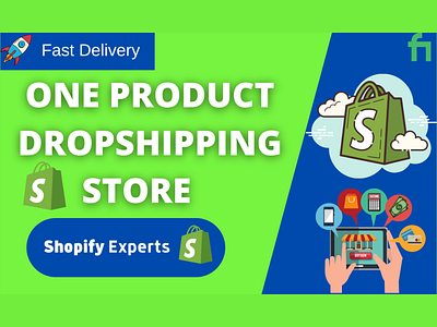 Creating Professional One Product Dropshipping Store branding design dropshipping ecommerce graphic design logo one product shopify one product store shopify shopify one product store design web design website design