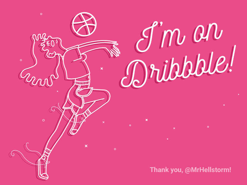 I'm on Dribbble! debut first shot outline style sailor moon