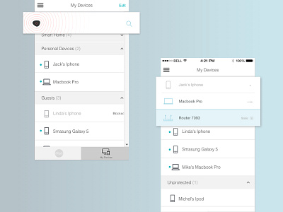 IoT App Wireframes product design ux ux design wireframes