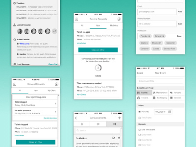 Real Estate App Wireframes