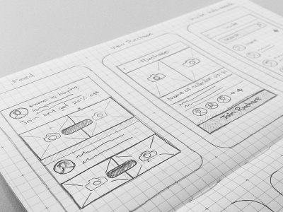 Kollective Work in Progress - Sketches product design ui ux uxui