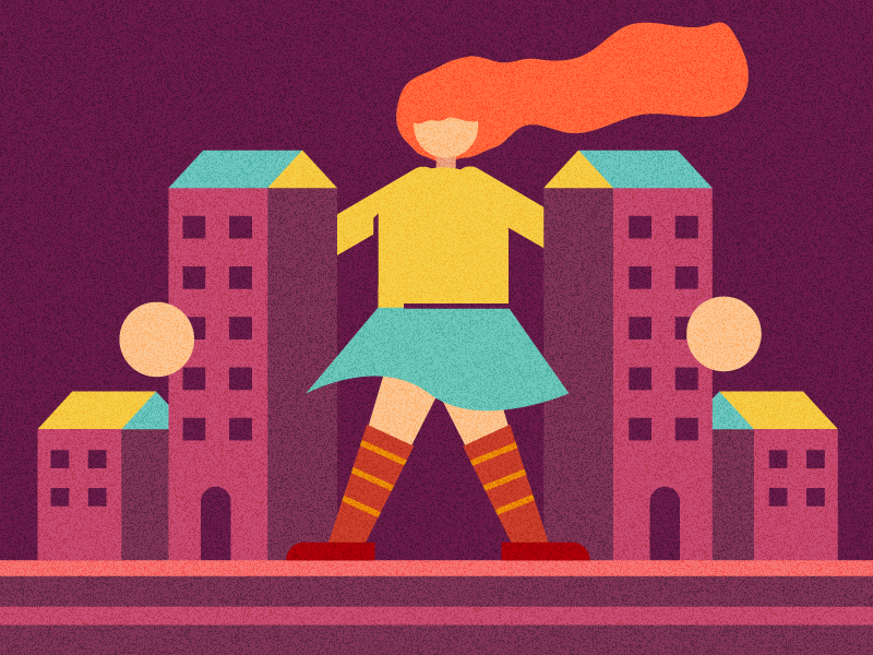 Women Big City by Antoine Wentzler on Dribbble