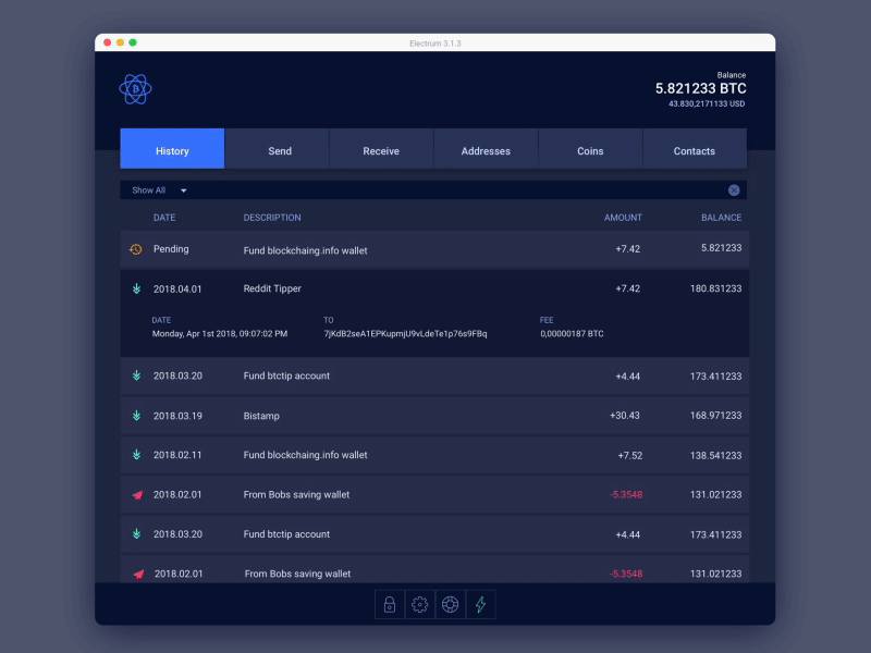 Electrum Wallet - Dark or Light?