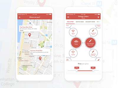 Sammi food ordering app ui