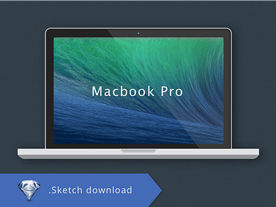 Macbook Pro .Sketch Freebie