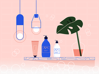 Relax 🛁 bath bubbles chill cosmetics interior plants relax