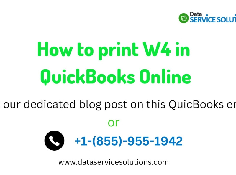 Check how to print W4 in QuickBooks Online by David DSS on Dribbble